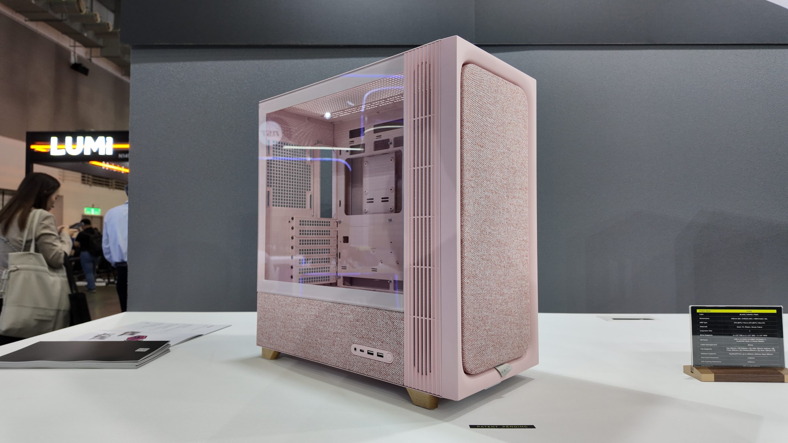 A fabric-covered PC case was not on my Computex 2025 bingo card but I’m surprisingly into it