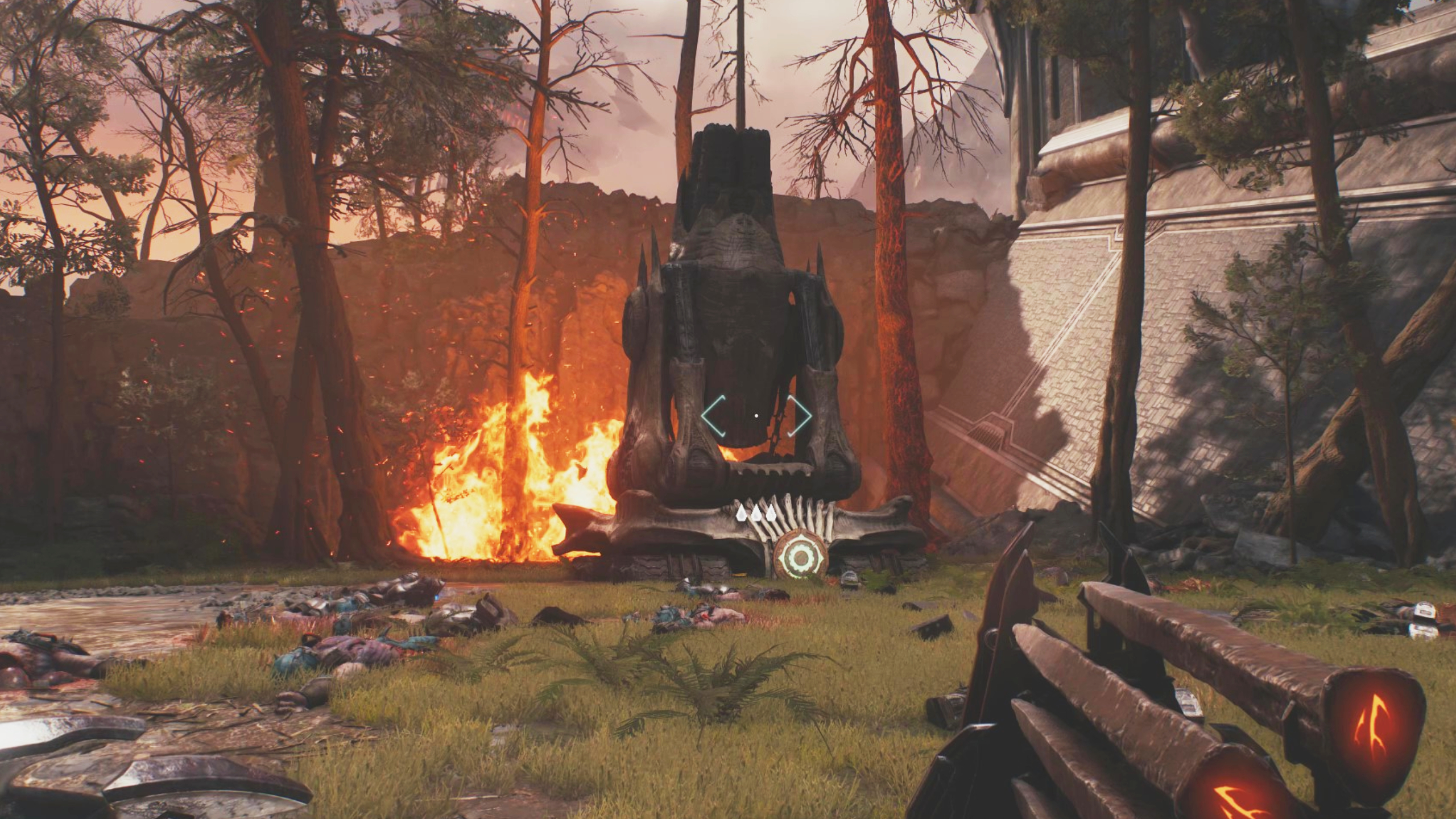 Doom: The Dark Ages artillery cannon locations in Siege Part 1