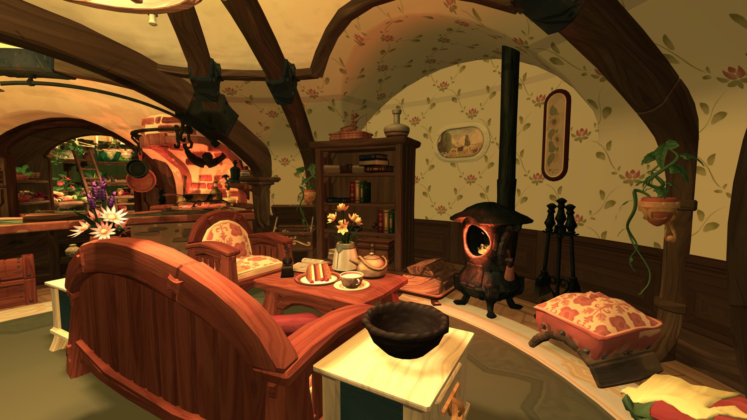 Tales of the Shire embraces a ‘clutter-core experience’ with grid-free decorating for your Hobbit house