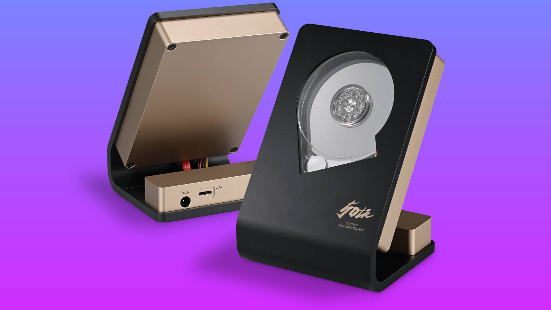 This transparent HDD from Buffalo is both beautiful and woefully impractical—just how I like my tech