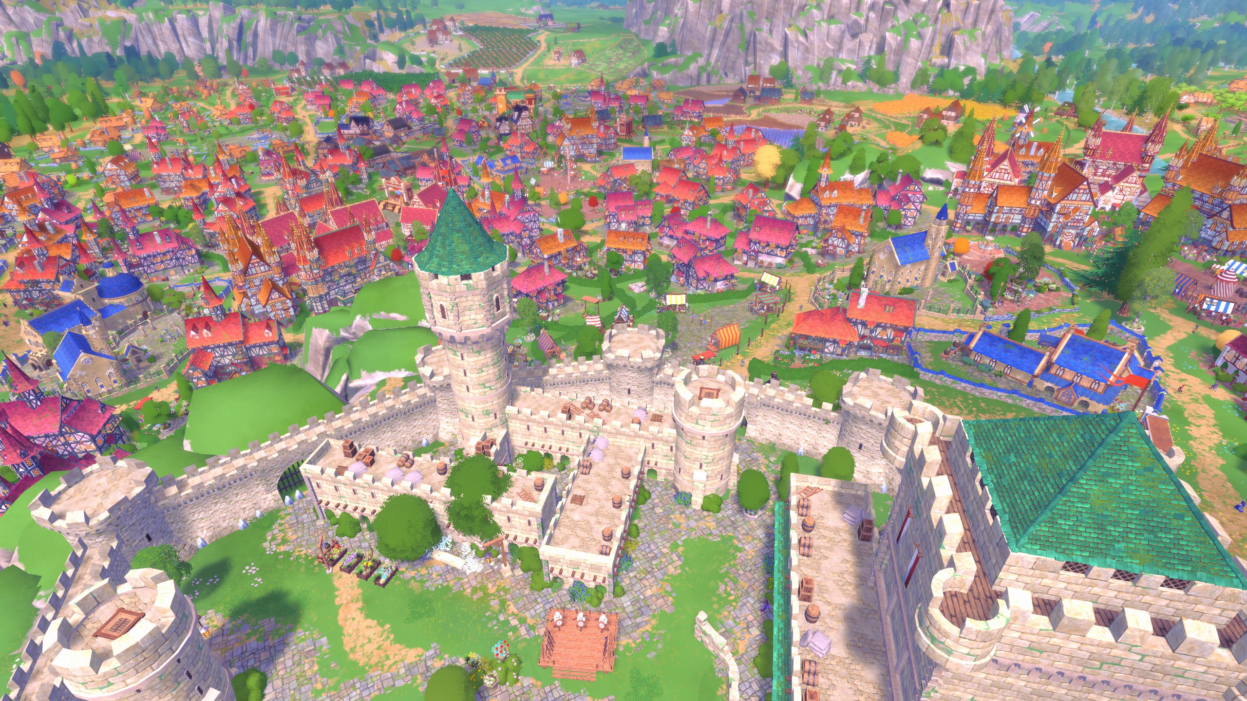 In this new medieval city builder that launched on Steam today, build a sprawling town with the help of companions who level up and train their own apprentices