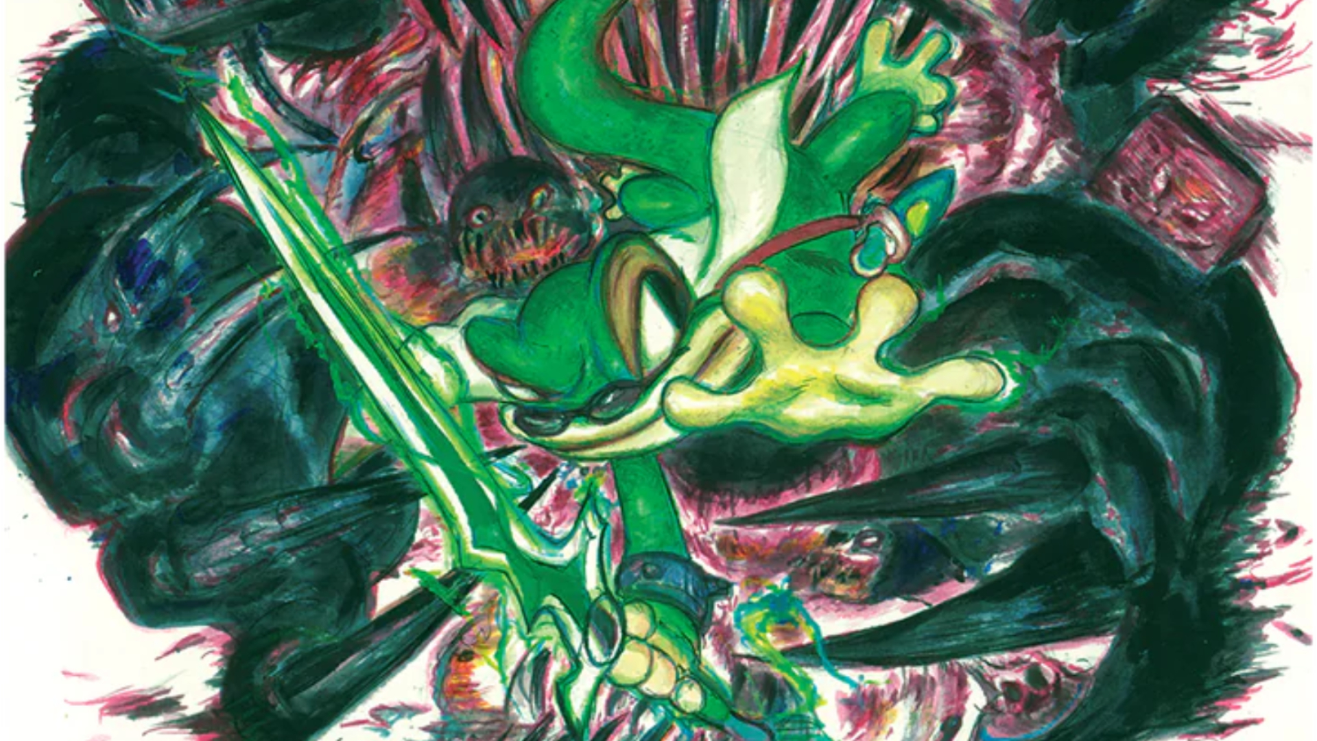 Sure, man: The $200 deluxe edition of the Gex Trilogy remaster includes a 3-foot inflatable Gex and box art from legendary illustrator Yoshitaka Amano