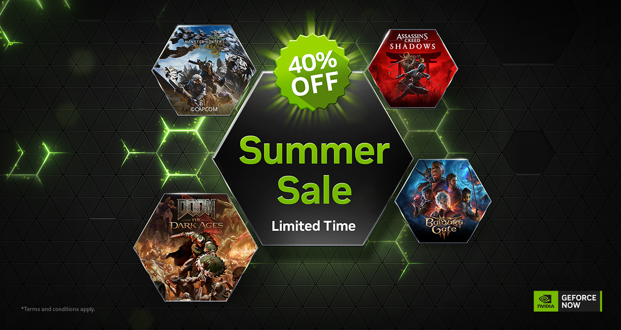 Sale Into Summer With 40% Off GeForce NOW Six-Month Performance Memberships