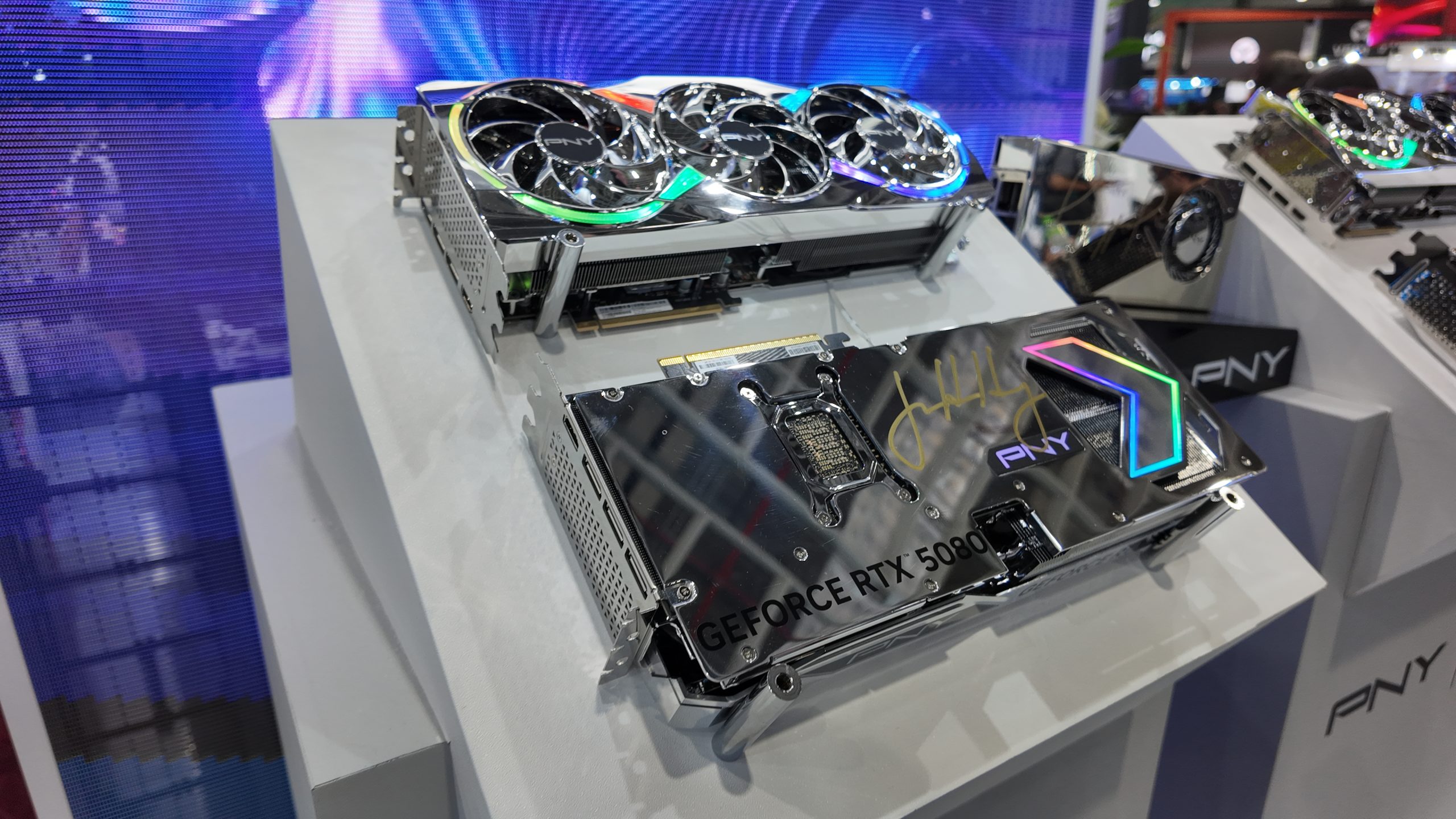 PNY and Palit have stolen my heart at Computex with their clean and shiny RTX 50-series graphics cards