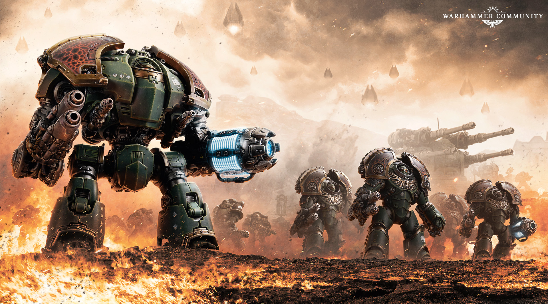 Warhammer’s latest shiny CG trailer somehow makes space marine shoulder pads even bigger