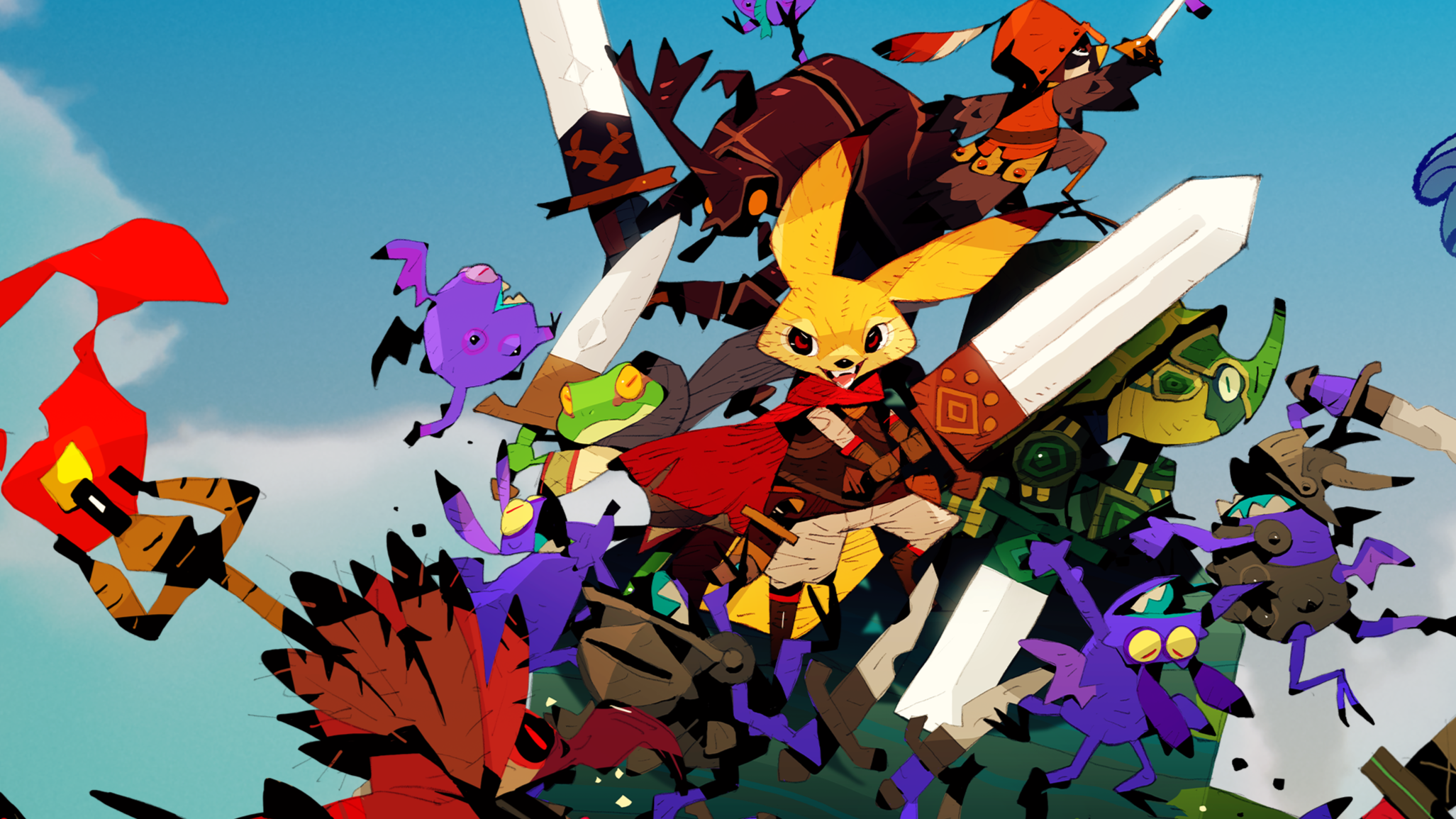 Awaysis, from the makers of the underrated Galak-Z, was inspired by the slapstick physics action of Gang Beasts having one glaring omission—it needed a giant sword