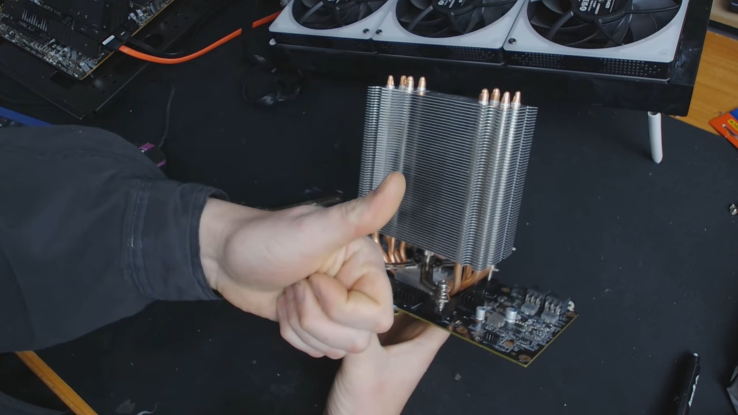 This tech DIYer swapped their graphics card’s cooling for a CPU cooler because why not? Also it actually works