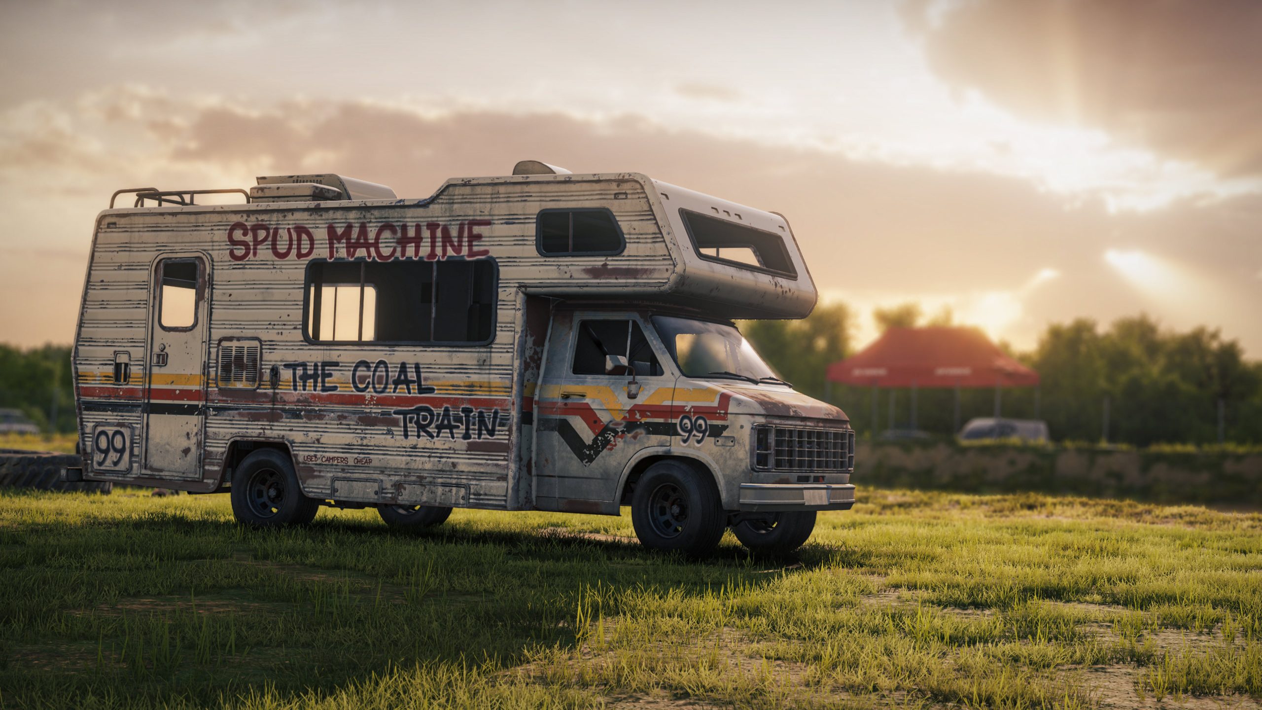 Wreckfest 2’s latest update lets you drive a grotty motorhome that’s definitely had meth cooked in it, and ensures that ‘realistic damage mode is now more realistic’