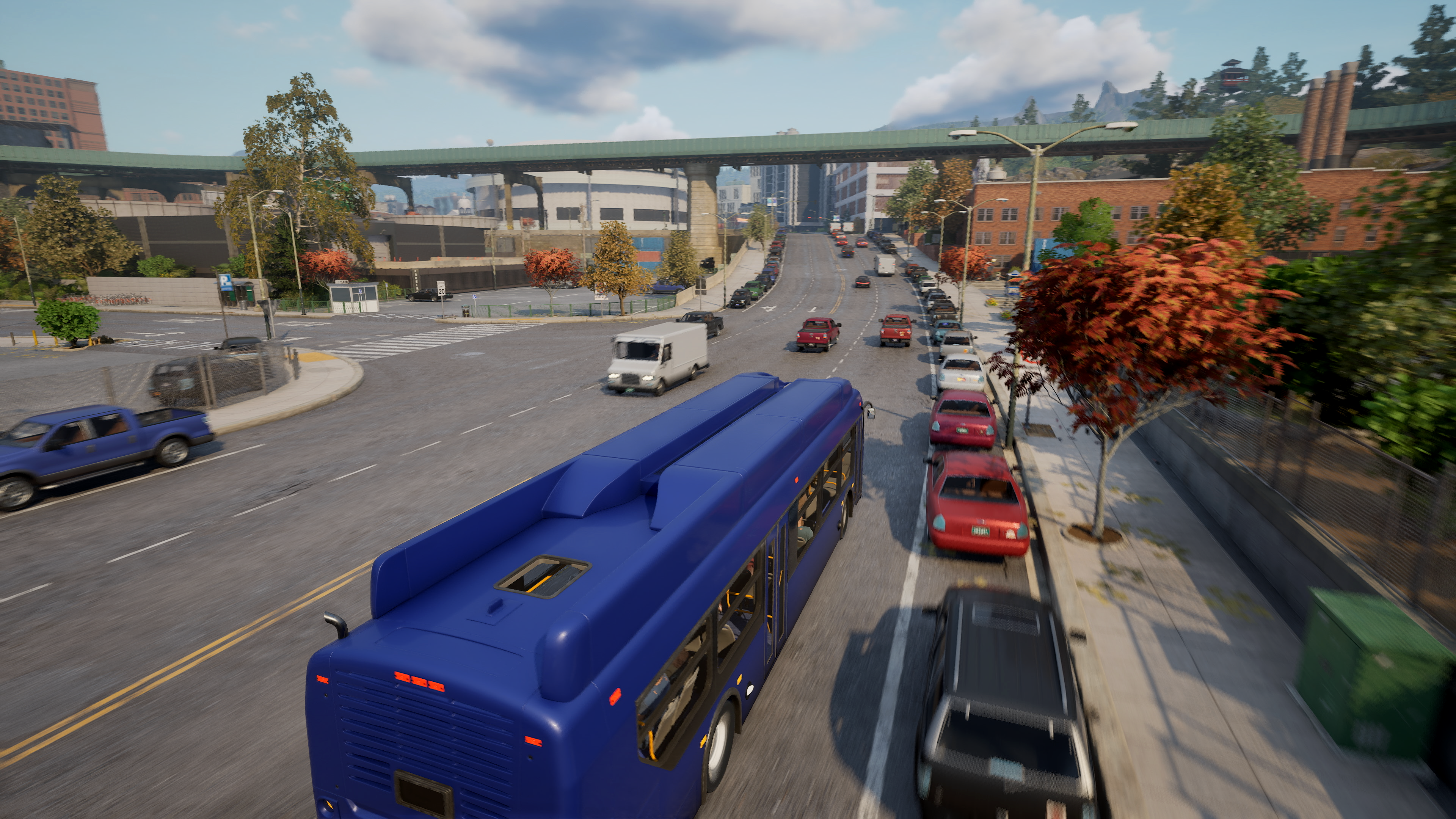 Bus Bound aims to be more than your standard public transport sim, it lets you use your sick bussing skills to change the city around you