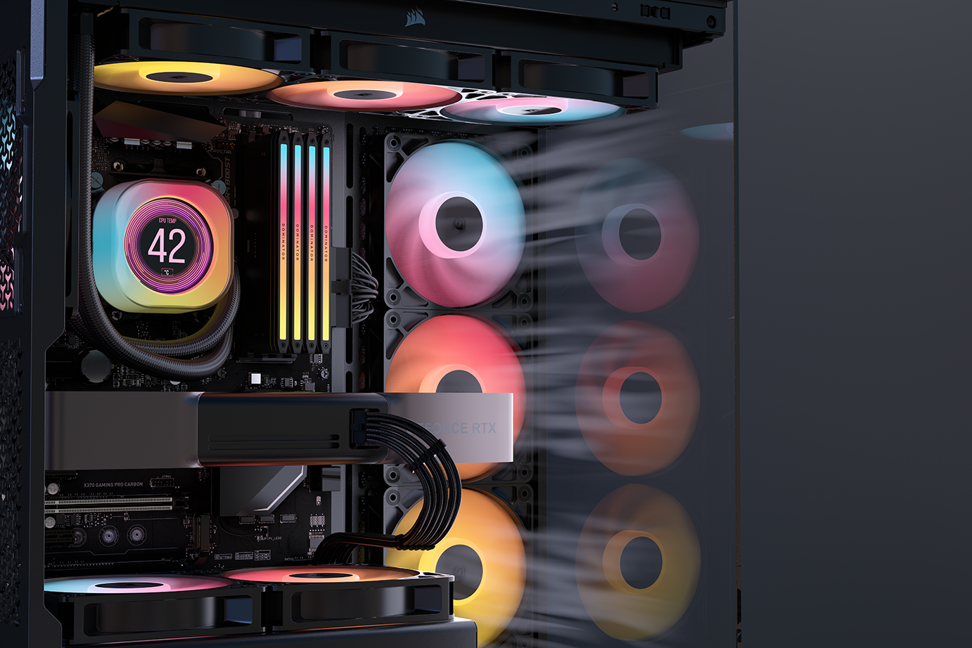 Corsair introduces PC case fans with ‘reverse rotors’ which apparently help those LEDs shine without obstruction