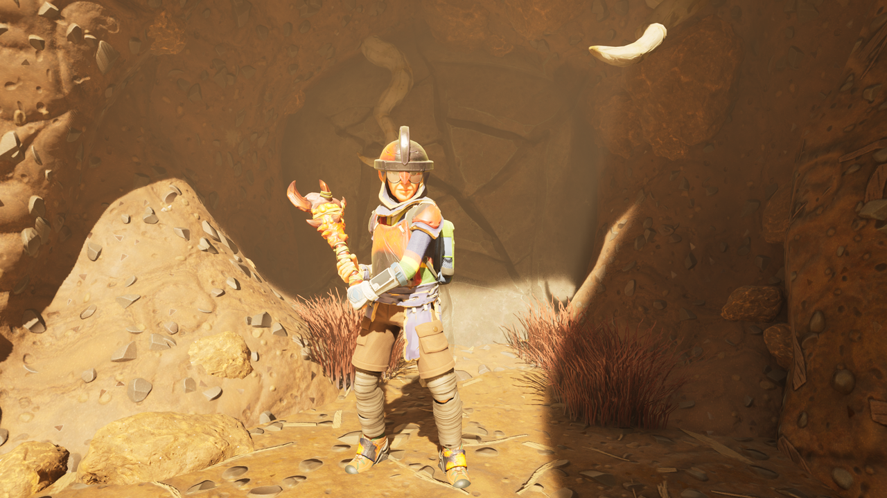 How to break cracked rocks in Grounded 2