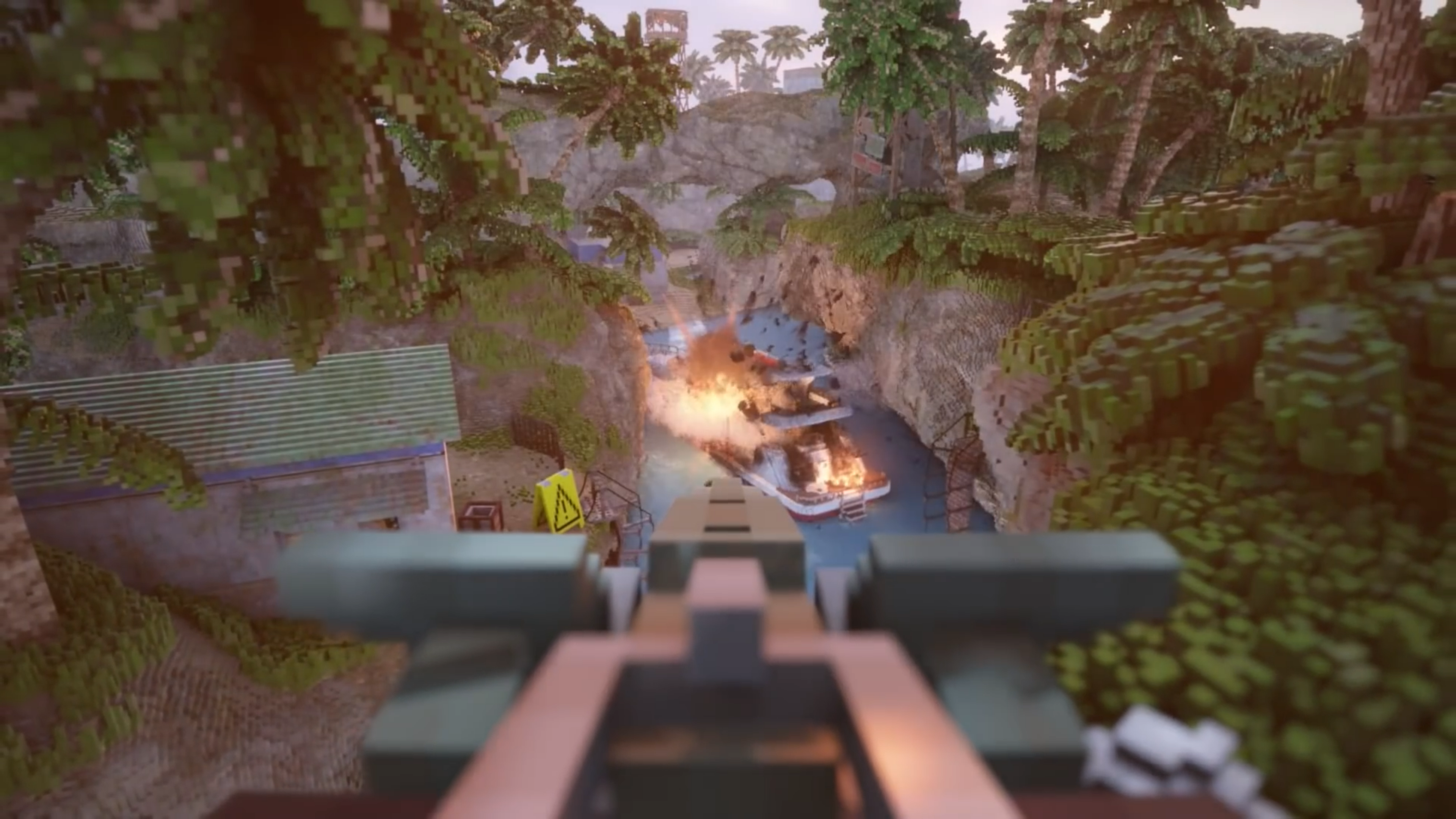 Chaotic destruction sim Teardown breaks cover on its multiplayer update, revealing 8 player team deathmatch and support for modded servers