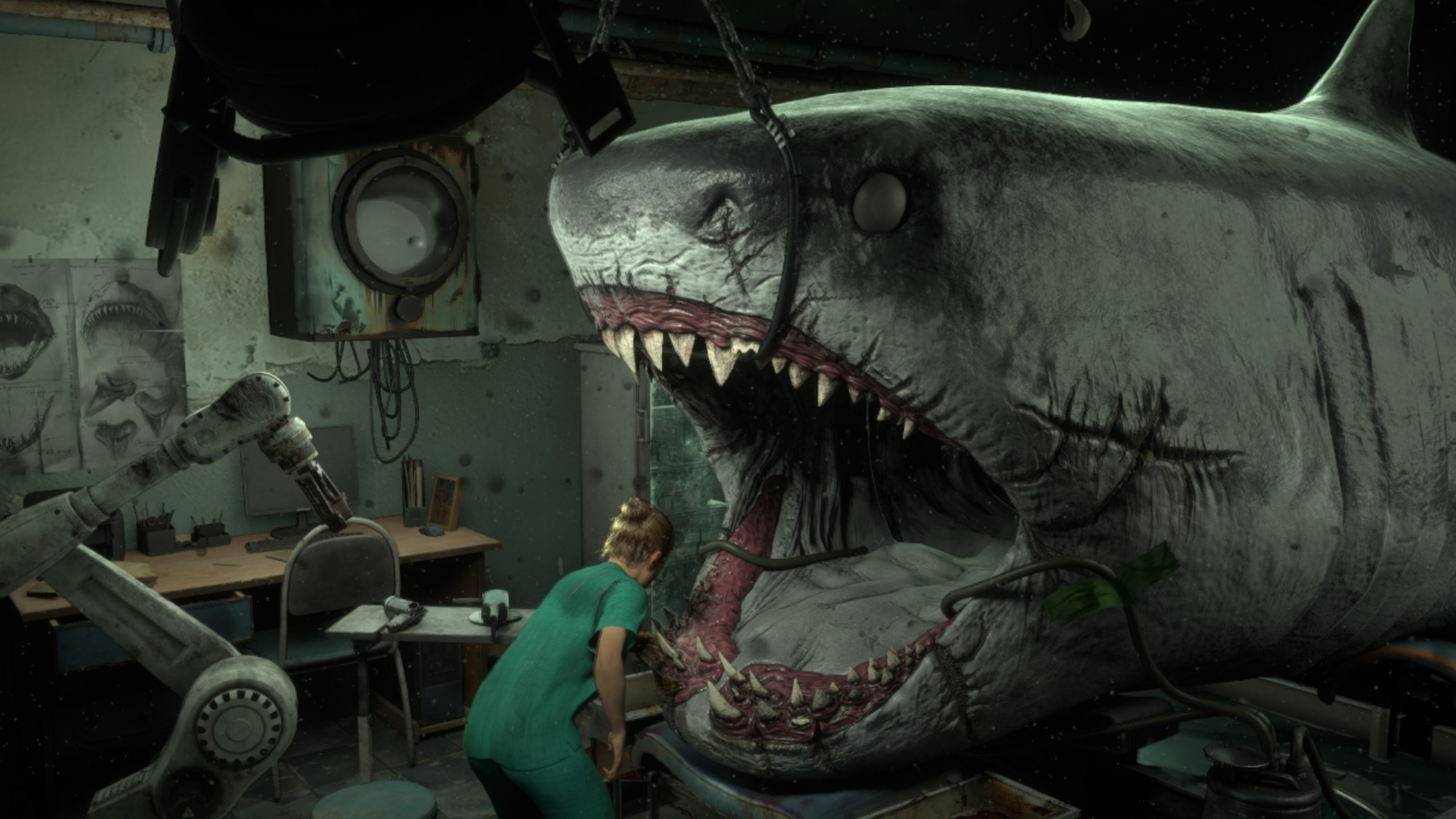 Shark Dentist is a ‘horror roguelike’ that’s basically The Meg mashed up with an early ’90s Milton Bradley toy