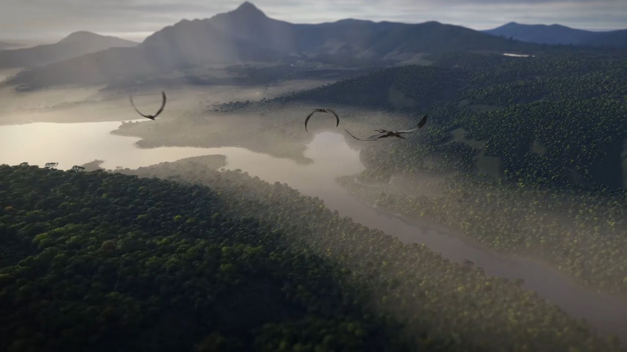 Bastion of sober videogame realism Microsoft Flight Simulator is about to get dinosaurs thanks to a Jurassic World crossover