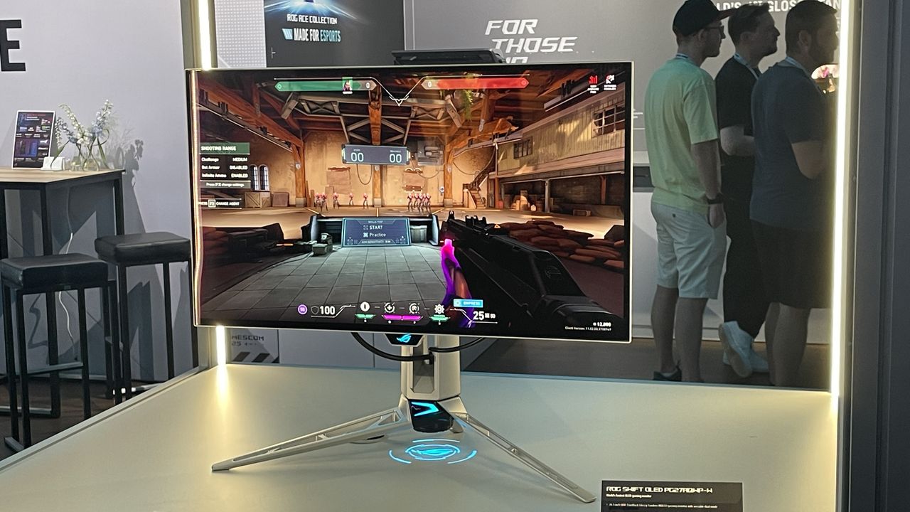 Asus just grabbed the fastest OLED crown with this 540/720 Hz dual mode beast of a monitor