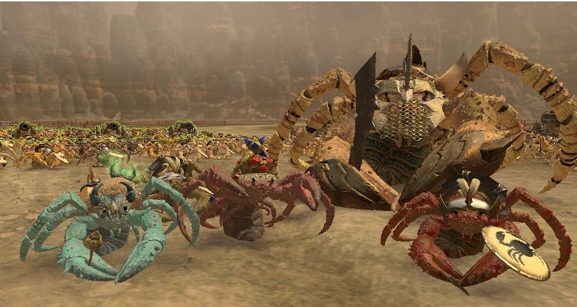 Total War: Warhammer 3 finally playable now someone’s modded in an entire crab empire faction with its own mechanics, lore, and enormous crustacean units