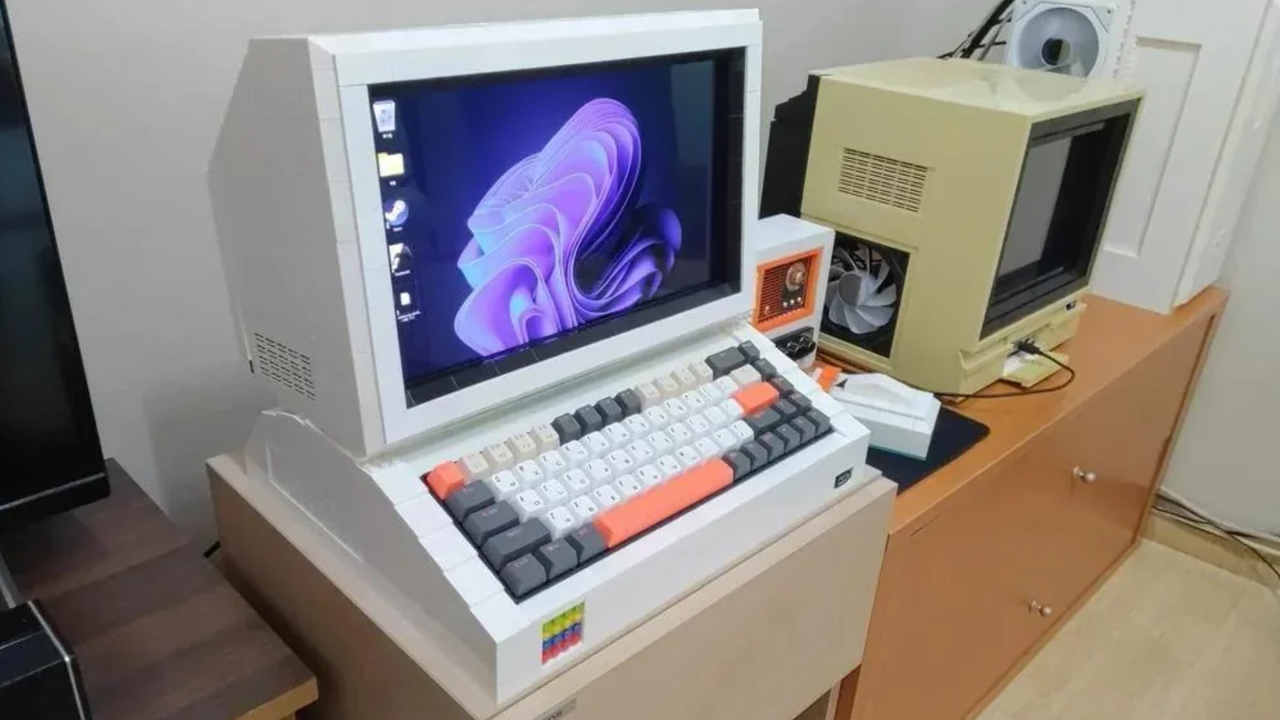 Rather than buy a brand new PC case, one Redditor elects to make their own out of Lego-style bricks