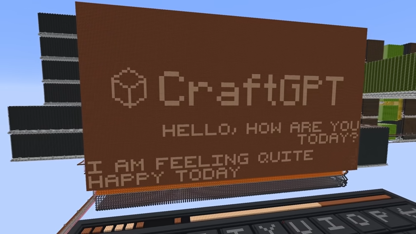 The gamers have done it again, this time building a functional ChatGPT in Minecraft—but before you get too excited, it takes literally hours to provide a response