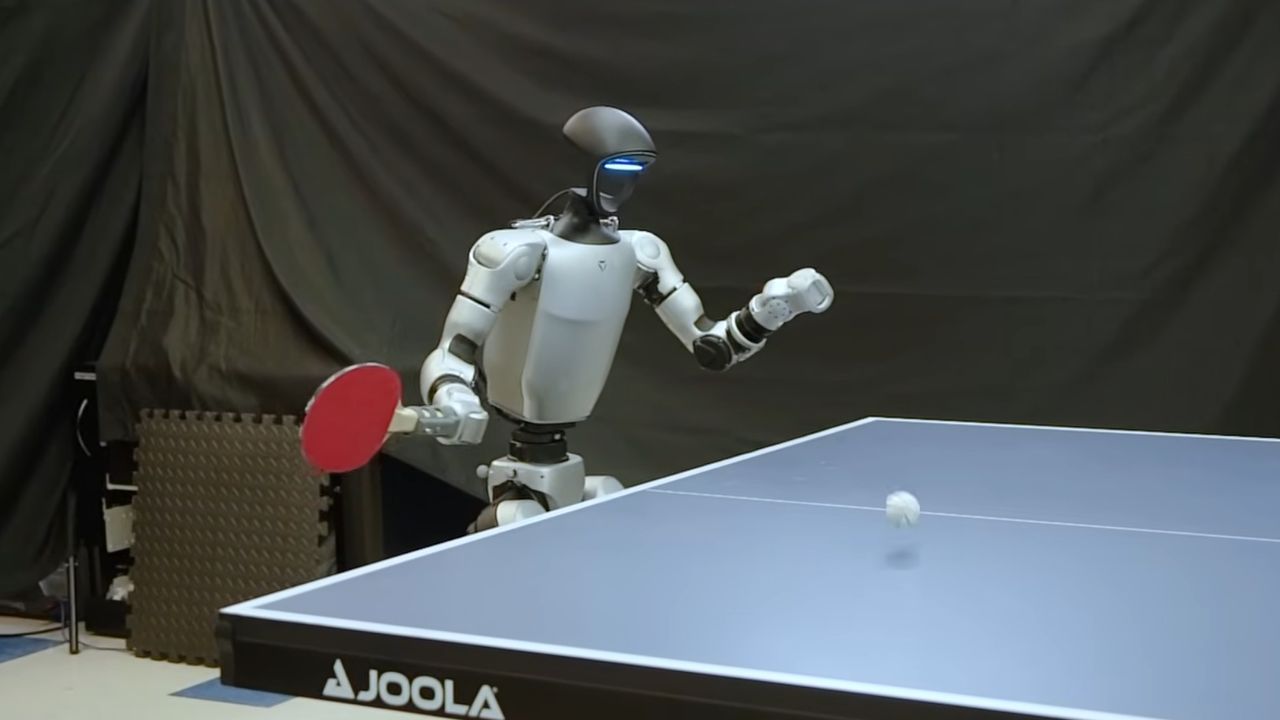 This humanoid robot is playing ping pong better than most amateur players I’ve seen