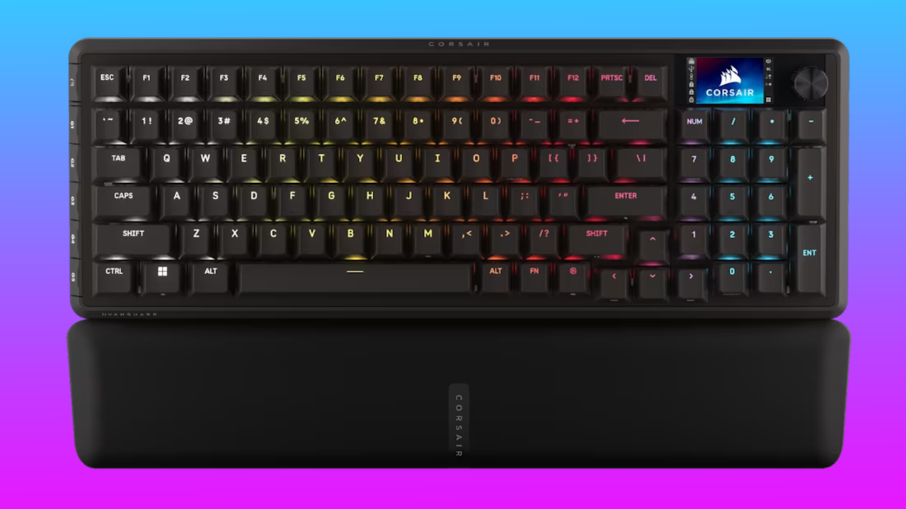 Corsair announces Vanguard 96, a line of 96% gaming keyboards with Hall effect switches and, for some reason, Stream Deck integration