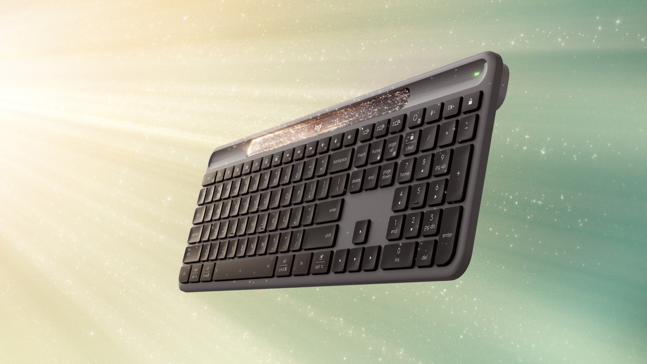 Logitech announces a solar keyboard powered by ‘any light source’—yes, even your dingily lit gamer den
