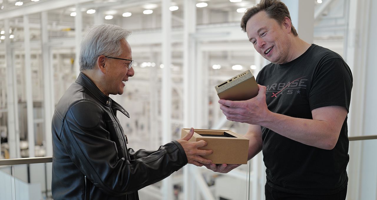‘Imagine delivering the smallest supercomputer next to the biggest rocket’: Jensen delivers a DGX Spark to Musk at SpaceX facility but some think the Nvidia launch is little more than a ‘PR stunt’