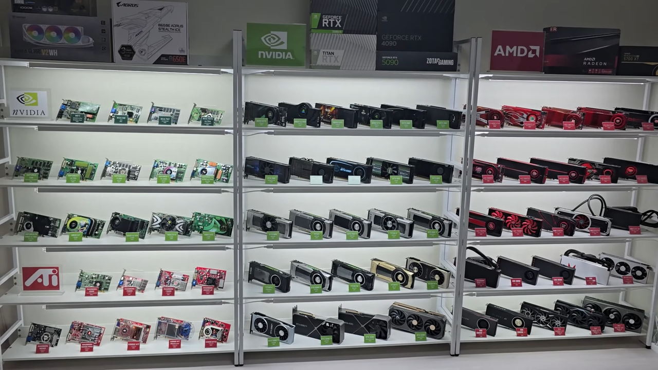 Private collector’s GPU horde tours through 30 years of Nvidia and AMD hardware history