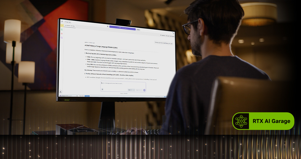 How to Get Started With Large Language Models on NVIDIA RTX PCs
