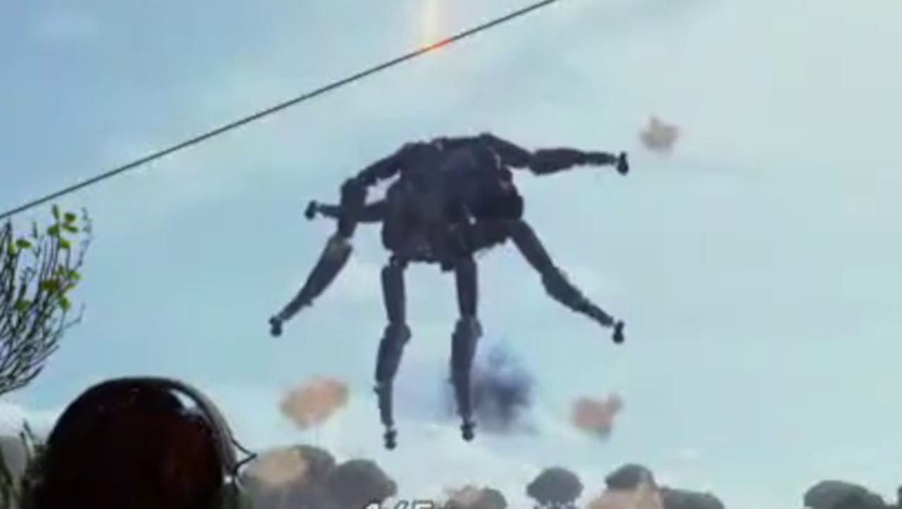 Arc Raiders physics don’t get better than this one-in-a-million shot of a Queen getting suplexed by a probe