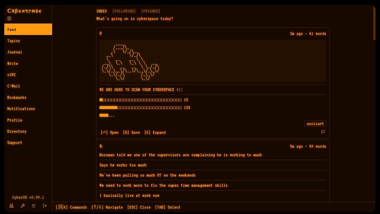 I’ve never been as excited by a social media website as much as I am by this solo dev’s ‘cyber-vibe text-only’ site that is ‘how the internet was supposed to be’