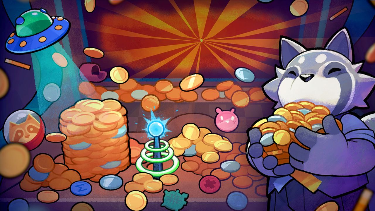 I thought this roguelike was just about playing a coin pusher machine, but now I’m breeding herds of rabbits and turning wolf poo into tree fertiliser