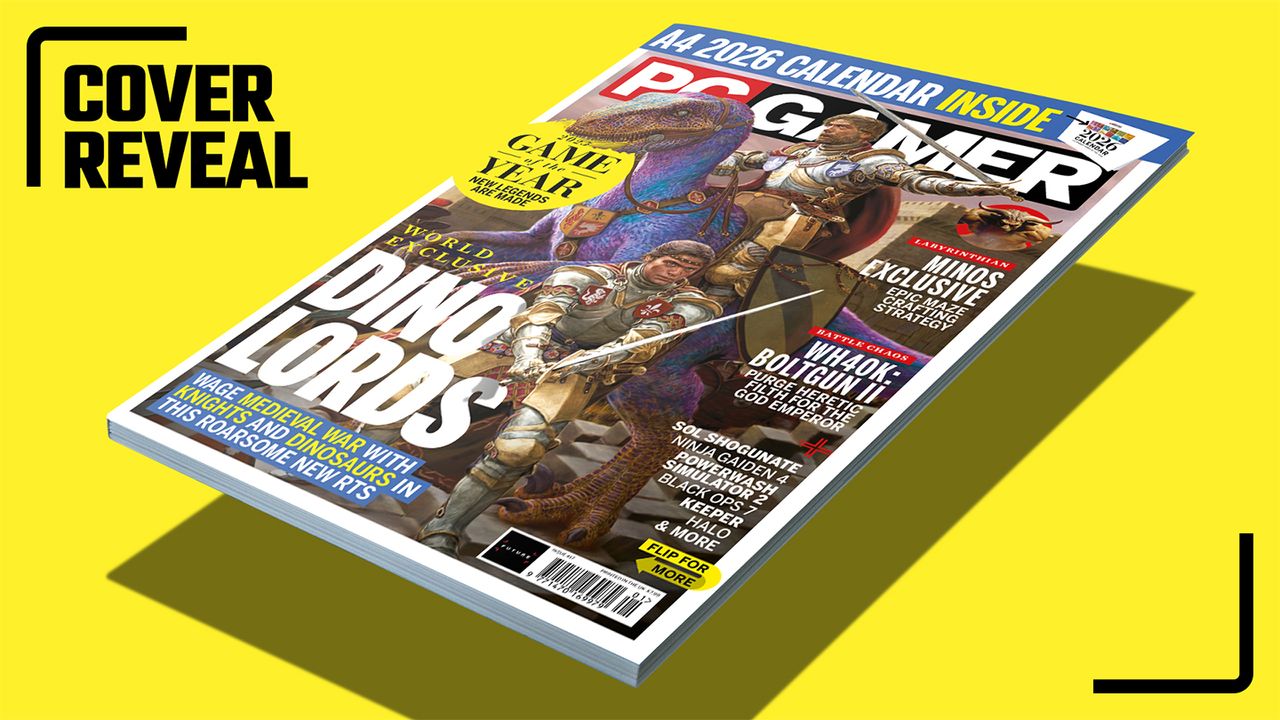 PC Gamer magazine’s new issue is on sale now: Dinolords