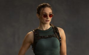 Here’s our first look at Sophie Turner as Lara Croft in the upcoming Tomb Raider show