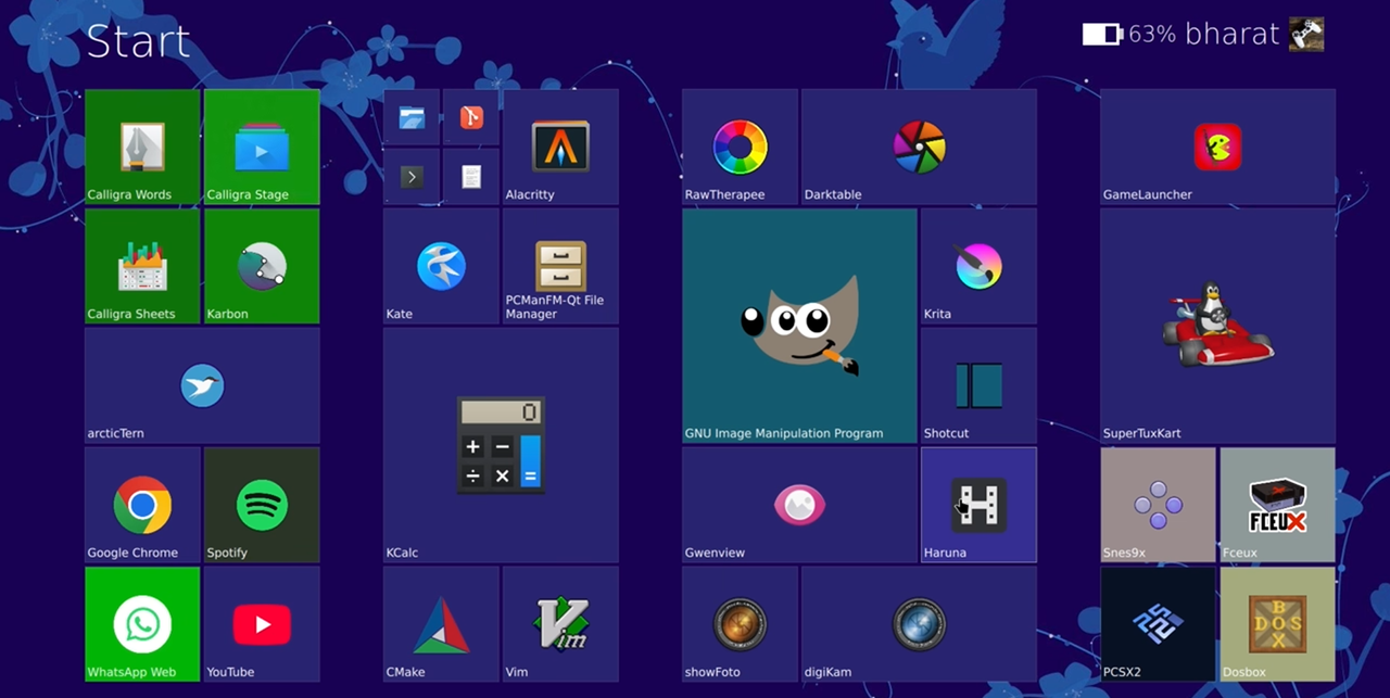 One for the sickos: Linux shell ‘revives’ Windows 8’s infamous tile-based Metro look