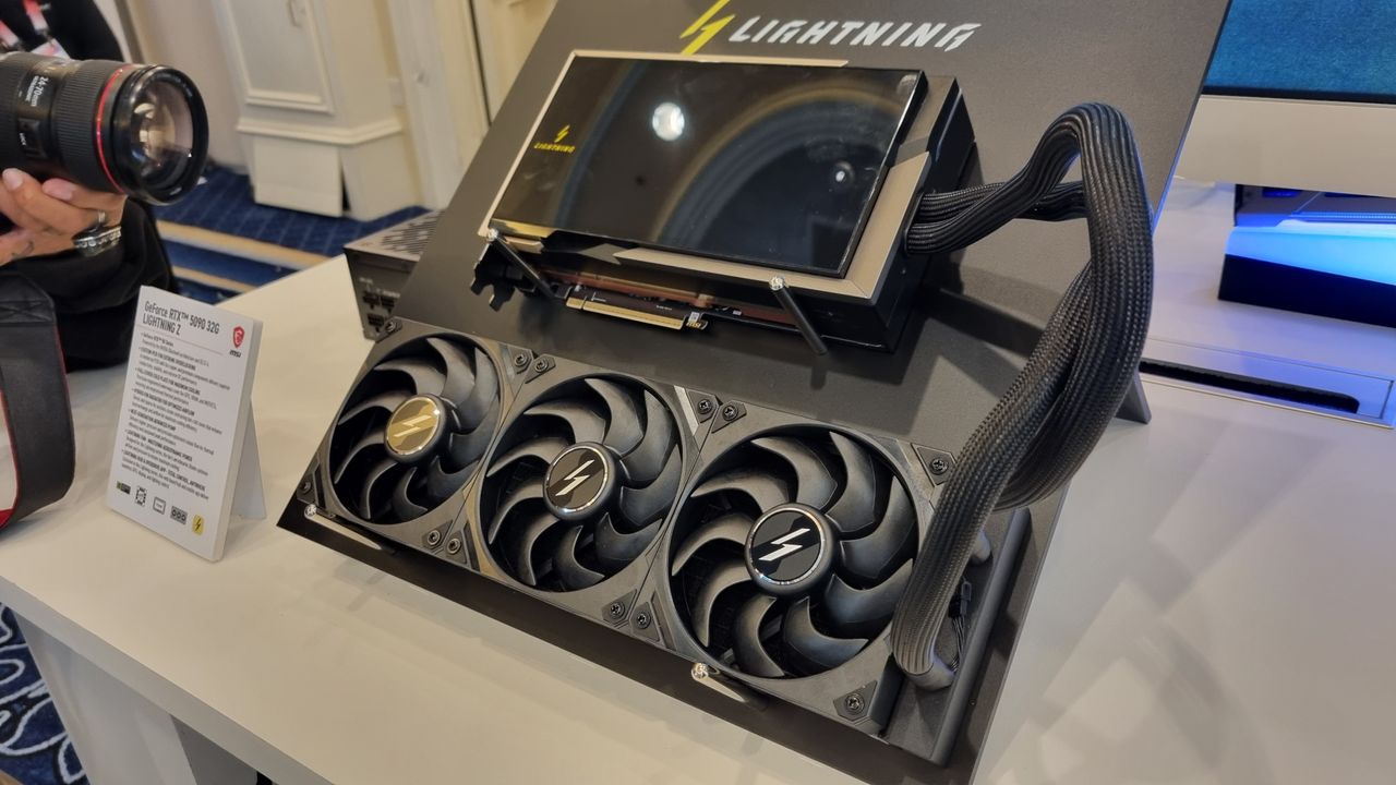 MSI’s monstrous 1000 W watercooled RTX 5090 has been designed to ‘completely ignore the concepts of balance in favour of extremes’, apparently