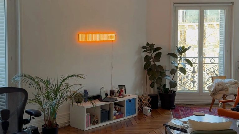 Making the invisible visible, this engineering artist’s creation shows the incredible level to which modern devices fill our world with radio waves