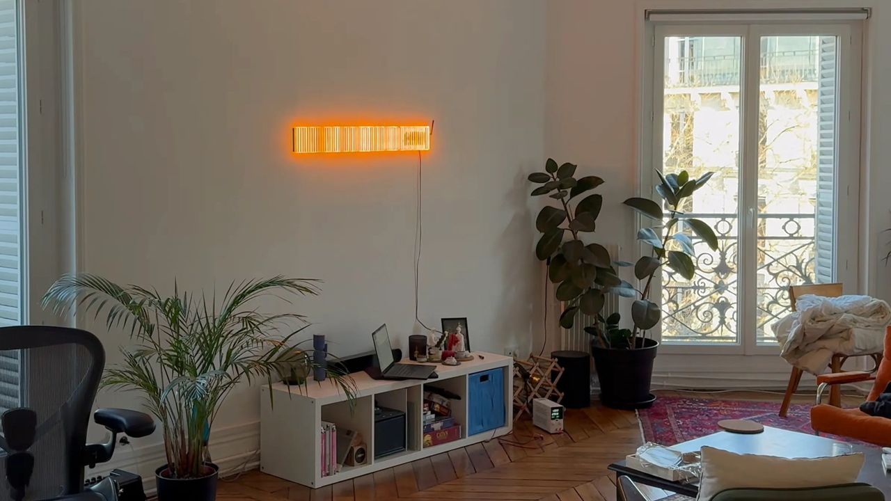 Making the invisible visible, this engineering artist’s creation shows the incredible level to which modern devices fill our world with radio waves