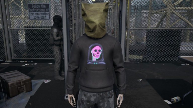 How to handle the skeleton survivor in Quarantine Zone when you meet them