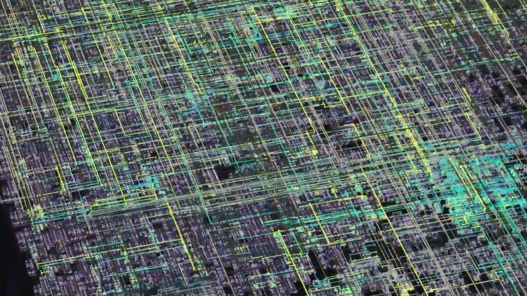 This simulation of how an old 8-bit processor fetches data from ROM is a thing of beauty