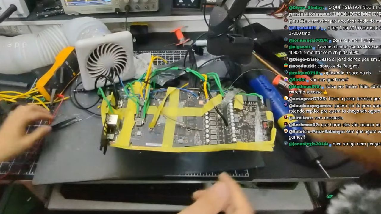 This Frankenstein-ed RTX 5070 Ti with a hole in it has just set a world record benchmark score and it’s the most cursed-looking graphics card I’ve ever seen