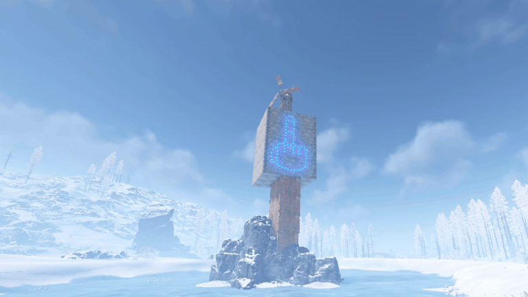 Rust player says goodbye to his server neighbours by constructing a giant, illuminated middle finger: ‘Making one of these is often how I like to end a successful wipe’
