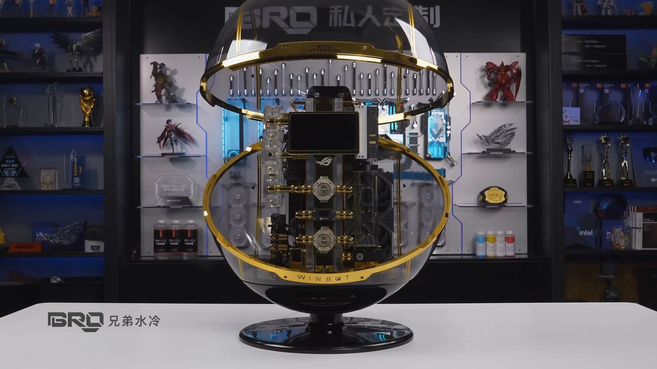 All hail the Bro MegaOrb: A custom-built, water-cooled Threadripper, RTX Pro 6000 monster that costs $60,000 or roughly the same as 16 GB of DDR5-5200 at today’s prices