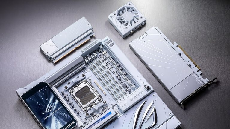 Hidden PCIe slots, a magnetic RAM fan, and a new AIO cooler connector: Asus tries everything under the sun to make its new AM5 Crosshair mobo stand out