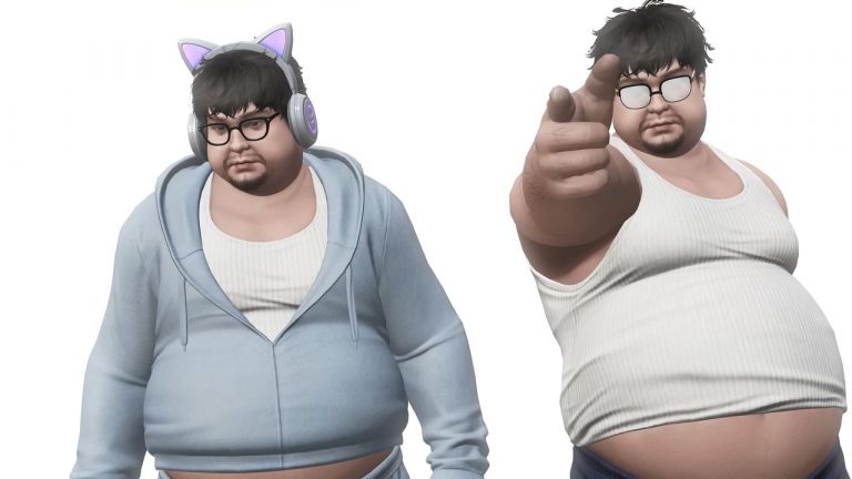 This Lost Ark skin turns your warrior into a stereotypical gamer, complete with Mountain Dew gut and a pair of slides