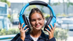 JLab has made a ridiculously large set of headphones that function as a gigantic Bluetooth speaker, which can be ‘worn around the neck or placed on a table’