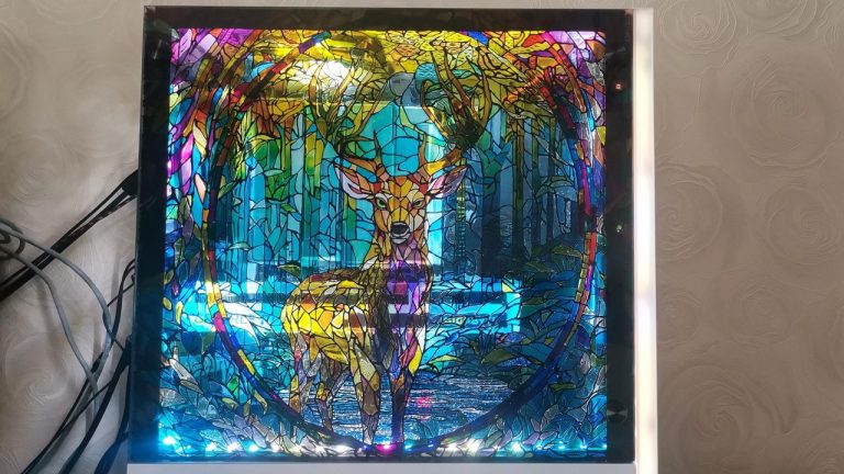 This Redditor has built a stained glass-style panel for their gaming PC with a ‘magnificent and luxurious animal’ on it and it is indeed magnificent and luxurious