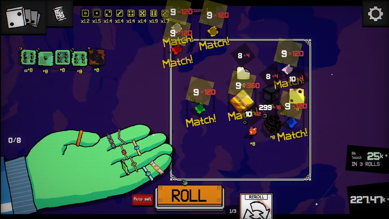This dice-rolling roguelite is like Balatro on steroids, and its bosses are pure evil