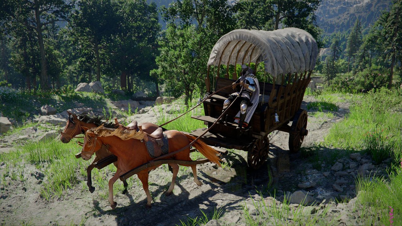 How to trade and get a wagon in Crimson Desert
