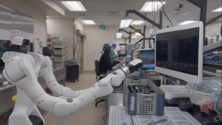 Using Simulation to Build Robotic Systems for Hospital Automation