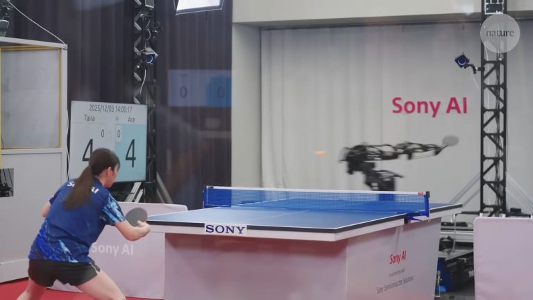 Sony’s terrifyingly fast robot arm is finally beating pro-level table tennis players at their own game